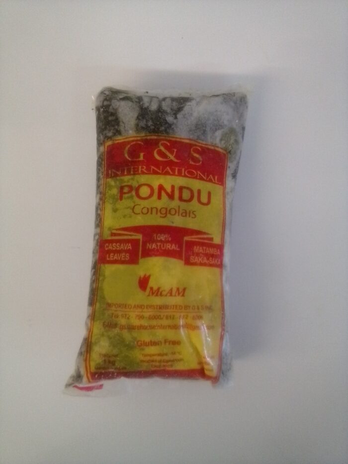 Pondu Congolais Cassava Leaves