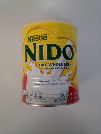 NESTLE NIDO DRY WHOLE MILK NET WT 14.1 OZ (400G) SMALL